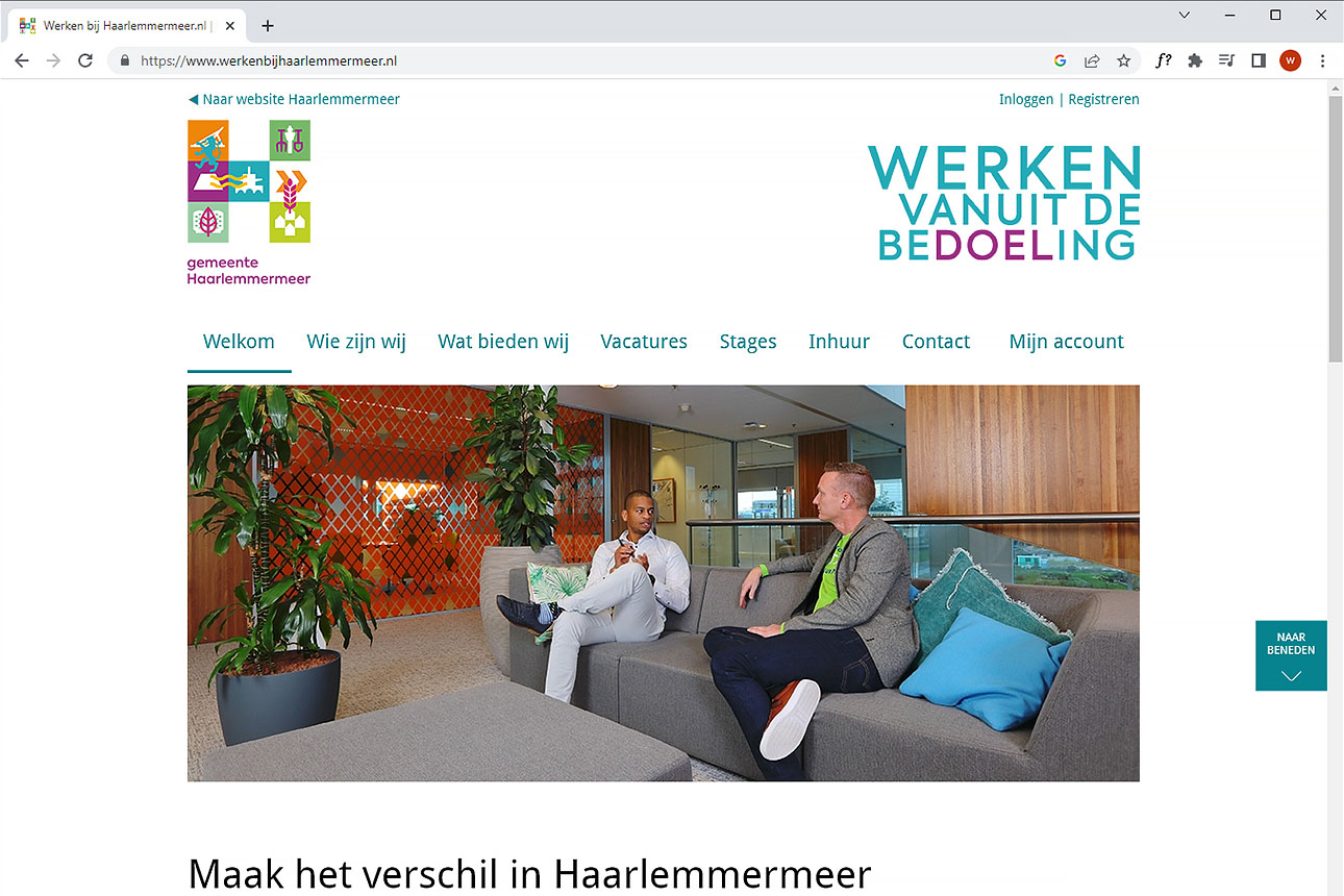 Foto's voor recruitment vacature websites werken bij